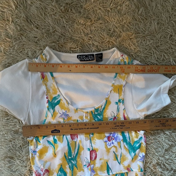 Nick & Sarah vintage womens spring floral print, S - Picture 6 of 15